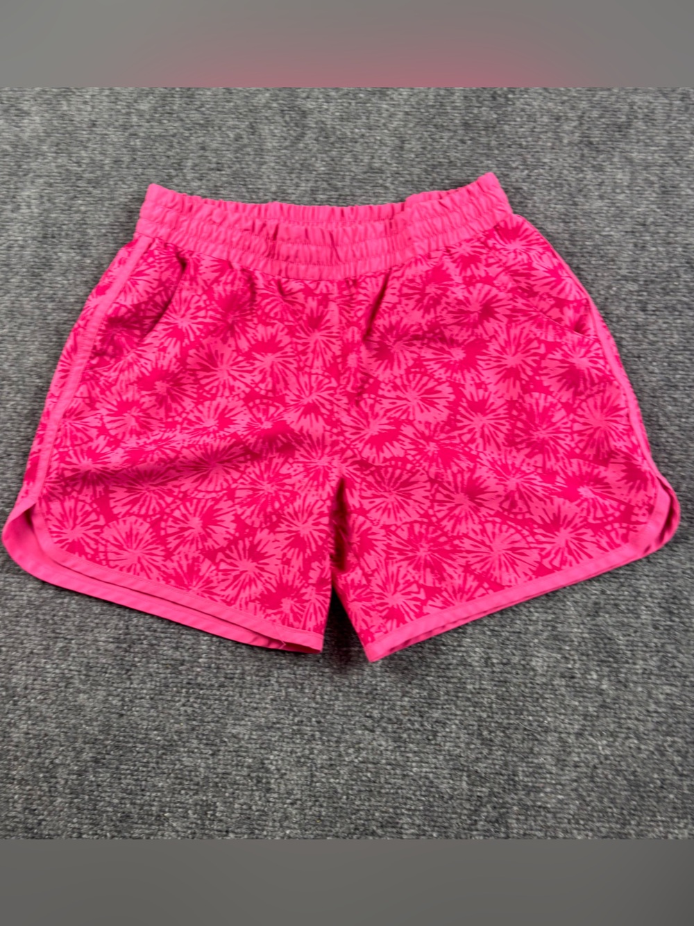 COLUMBIA Girls Pink Floral G Rock Rapids Boardshorts size: Large (14-16)